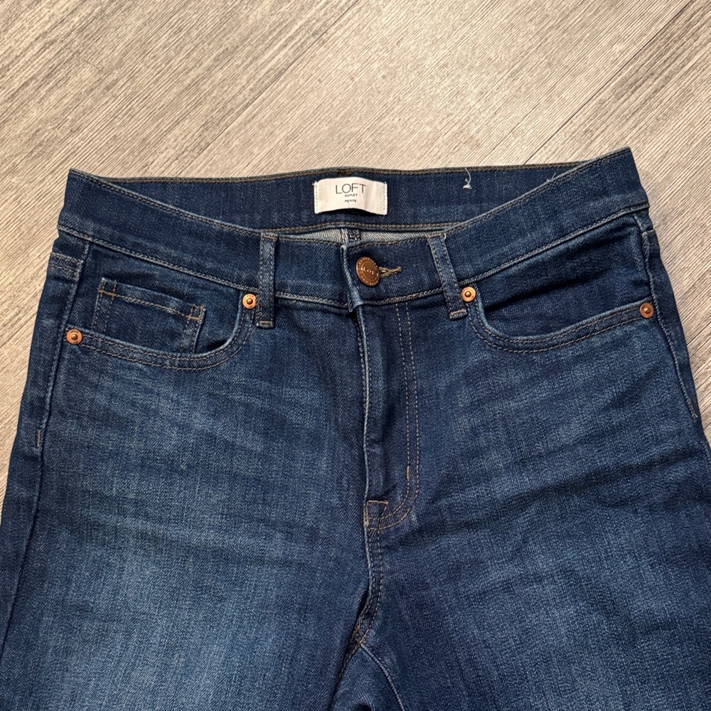 LOFT Women's Indigo Boyfriend Jeans